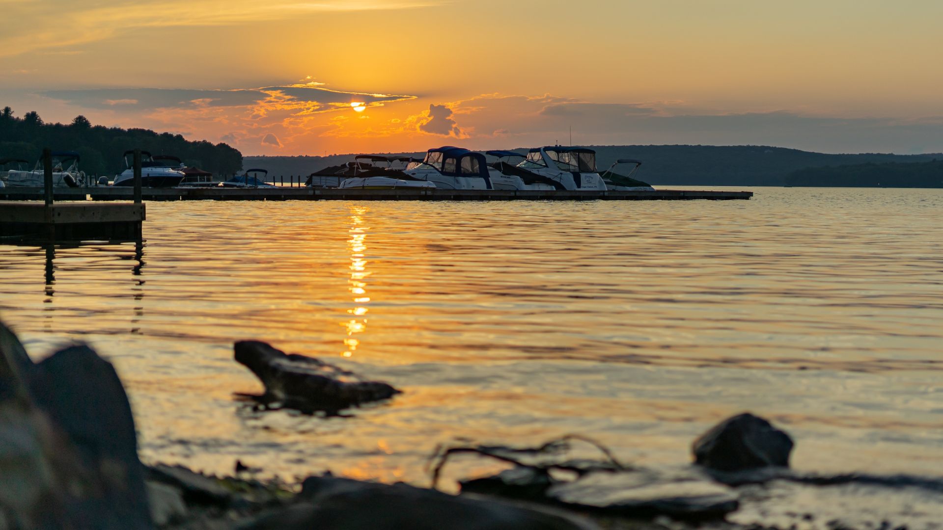 Sunset over Lake Wallenpaupack